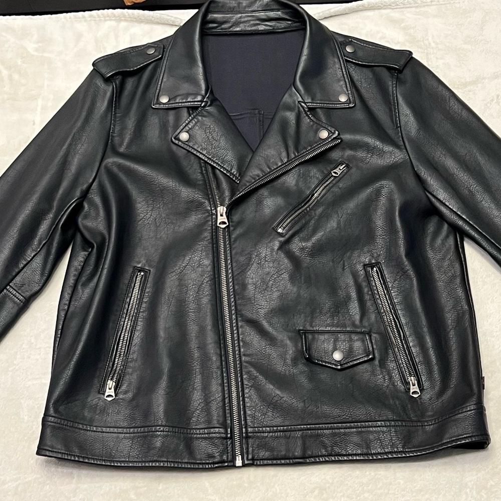Levi leather jacket vintage style